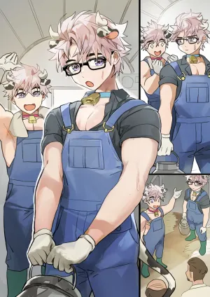 Truyện tranh Nông dân chăn nuôi bò sữa Wei và Tao