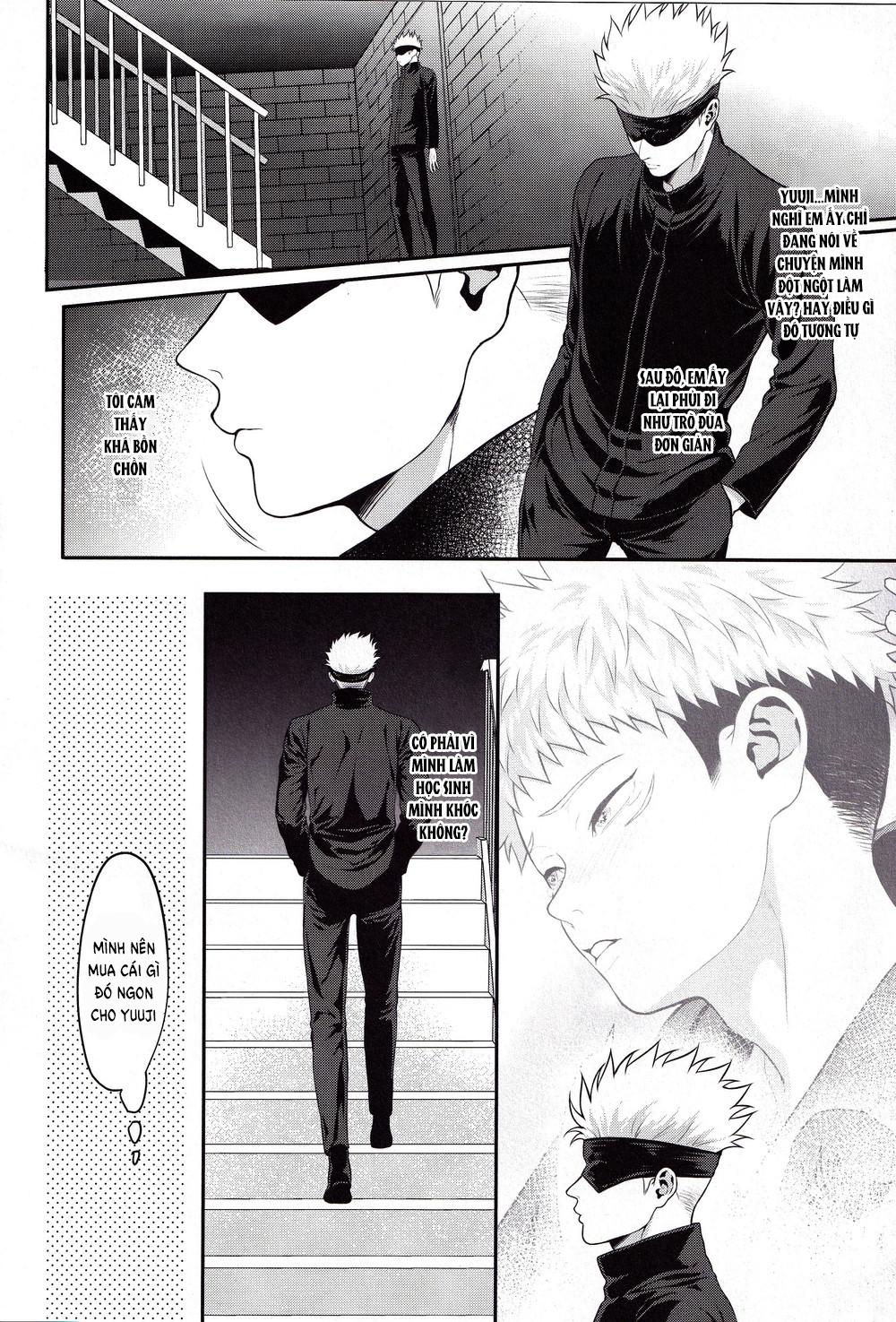 ONESHOT COI LÀ NỨNG Chapter 2 Gojo x Yuuji - Trang 2