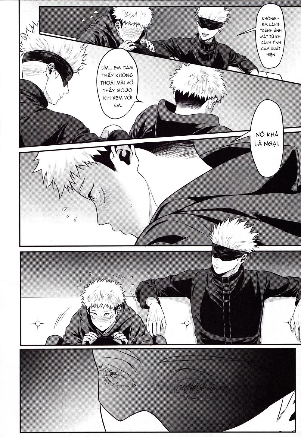 ONESHOT COI LÀ NỨNG Chapter 2 Gojo x Yuuji - Trang 2