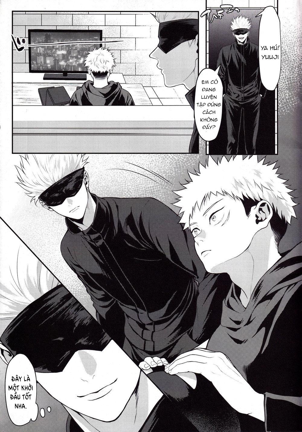 ONESHOT COI LÀ NỨNG Chapter 2 Gojo x Yuuji - Trang 2