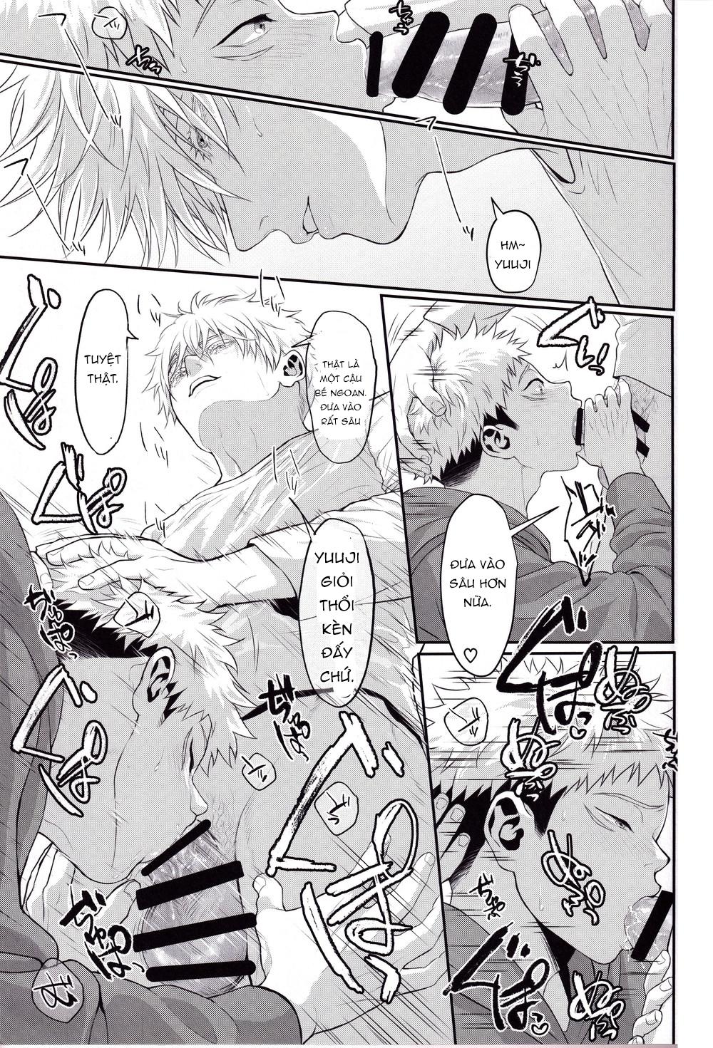 ONESHOT COI LÀ NỨNG Chapter 2 Gojo x Yuuji - Trang 2
