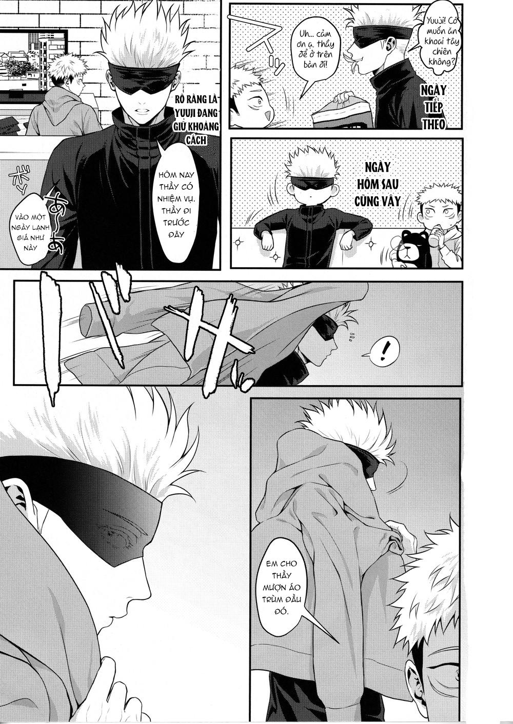 ONESHOT COI LÀ NỨNG Chapter 2 Gojo x Yuuji - Trang 2
