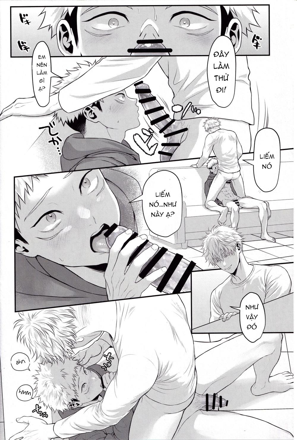 ONESHOT COI LÀ NỨNG Chapter 2 Gojo x Yuuji - Trang 2