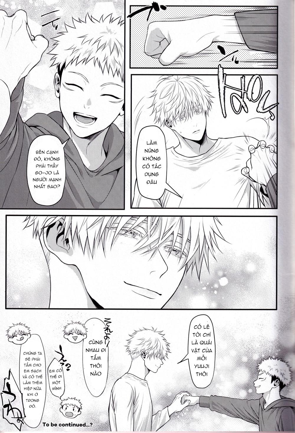 ONESHOT COI LÀ NỨNG Chapter 2 Gojo x Yuuji - Trang 2