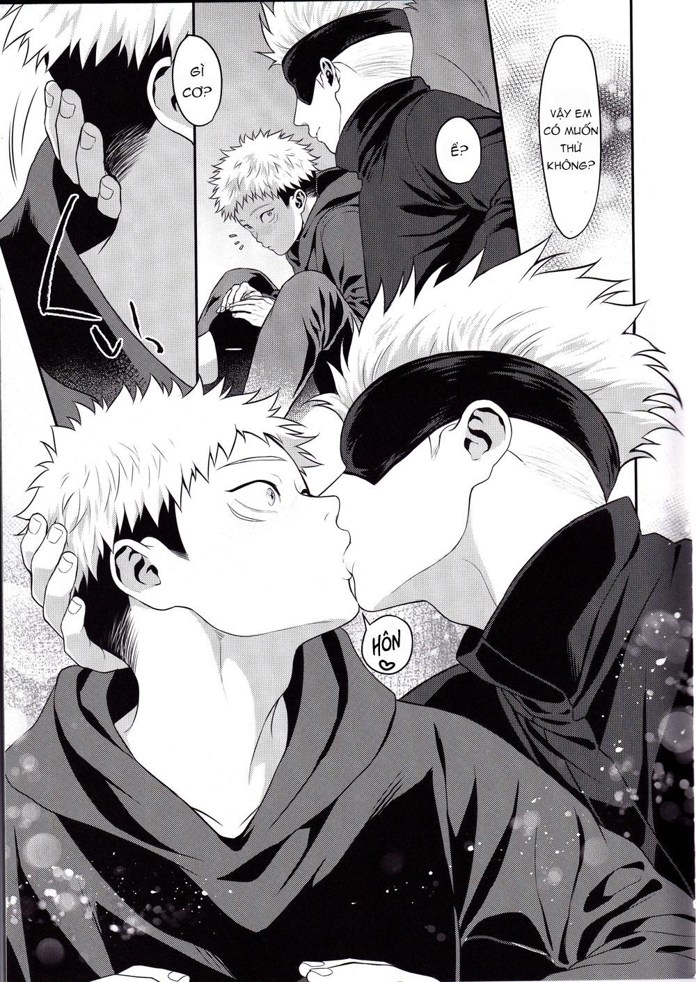 ONESHOT COI LÀ NỨNG Chapter 2 Gojo x Yuuji - Trang 2