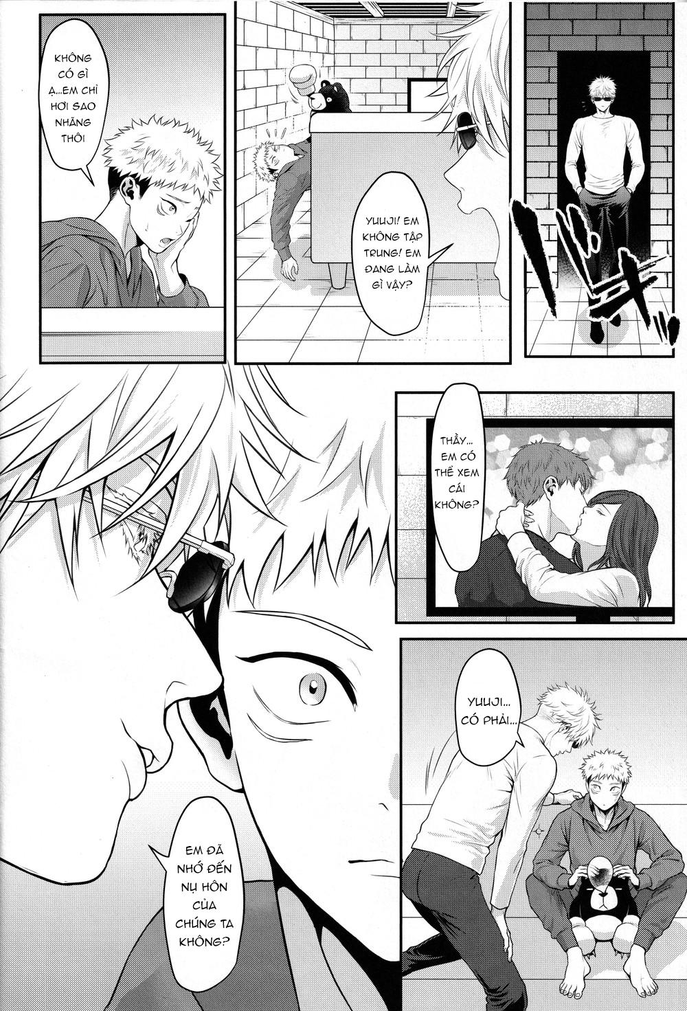 ONESHOT COI LÀ NỨNG Chapter 2 Gojo x Yuuji - Trang 2