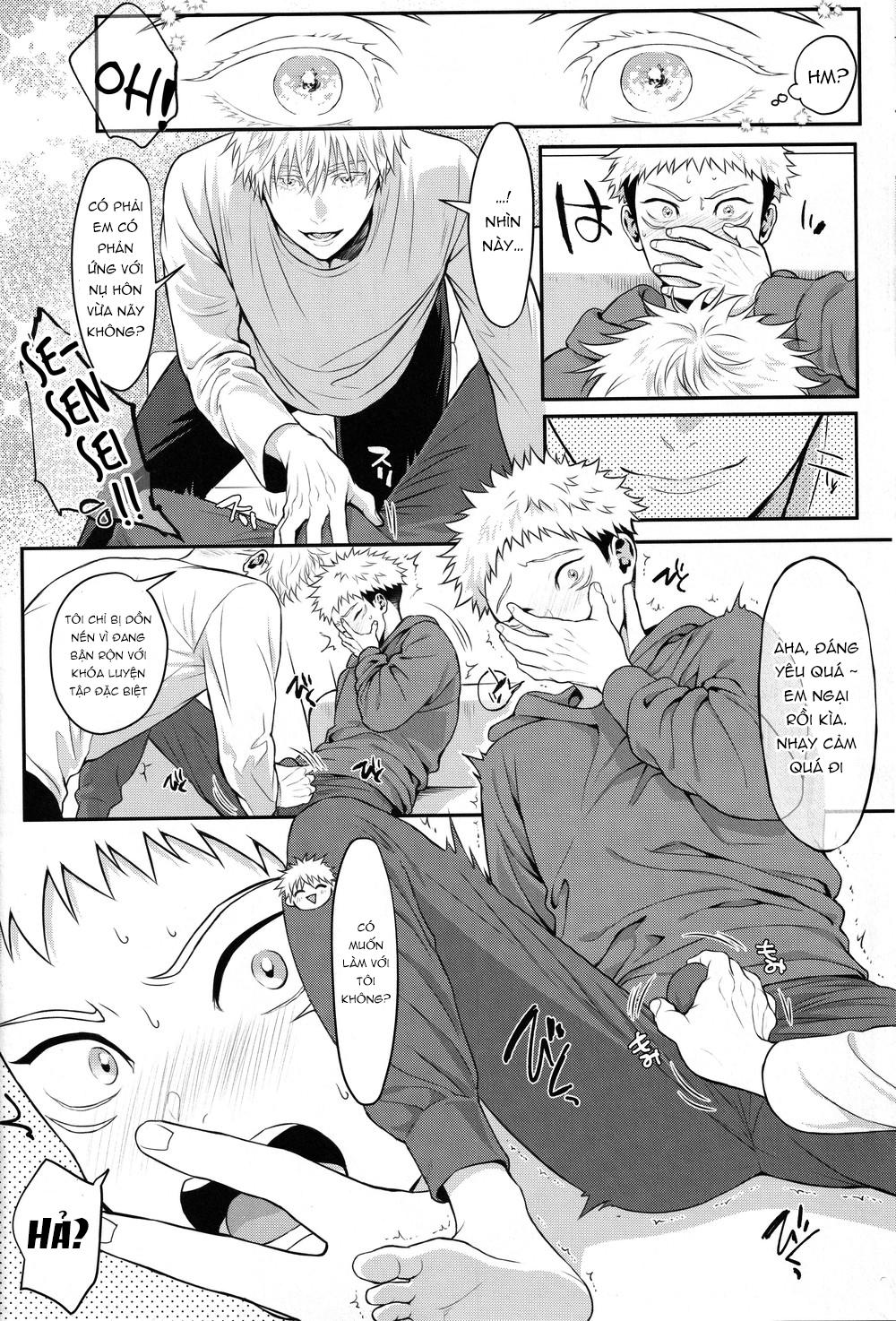 ONESHOT COI LÀ NỨNG Chapter 2 Gojo x Yuuji - Trang 2