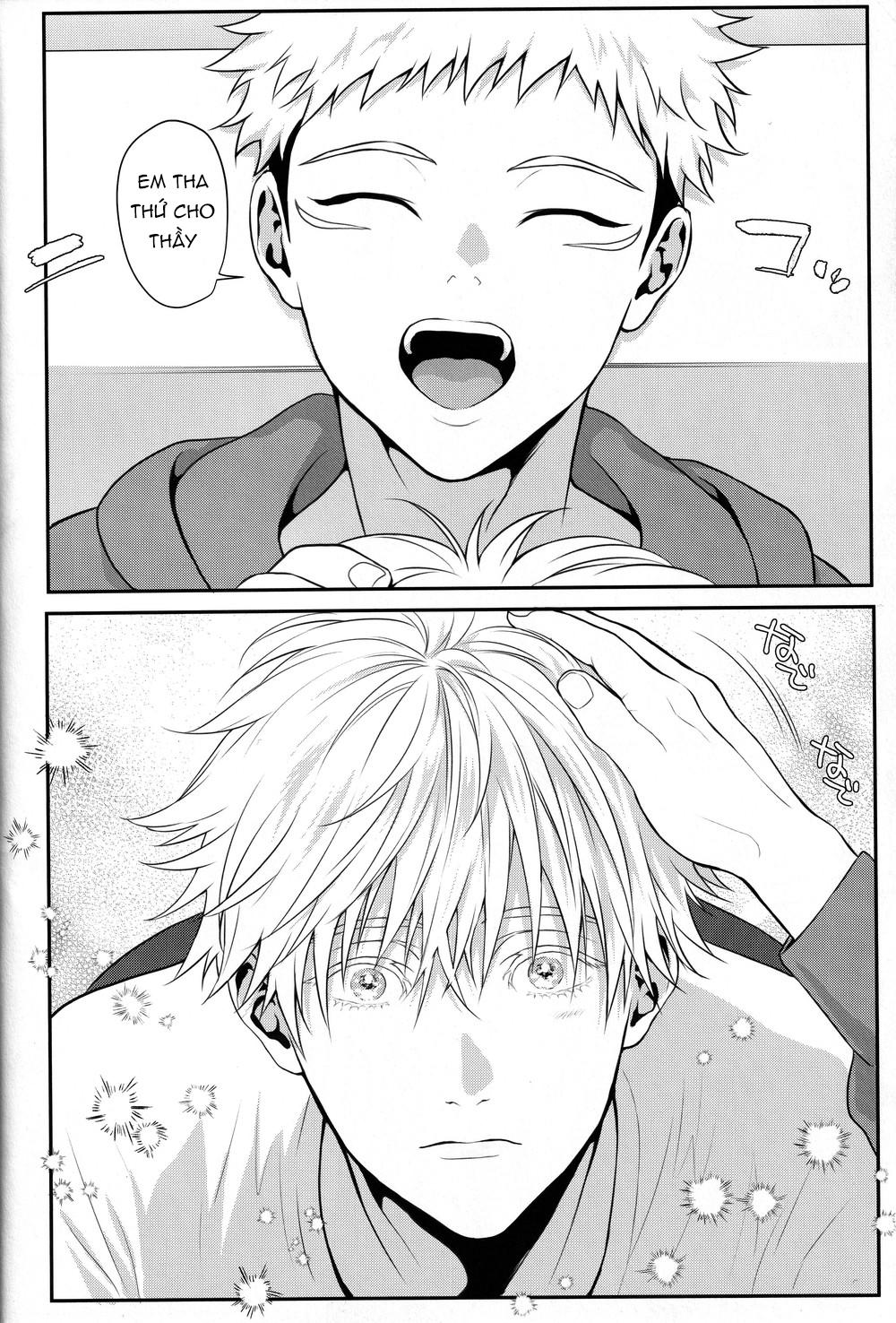 ONESHOT COI LÀ NỨNG Chapter 2 Gojo x Yuuji - Trang 2