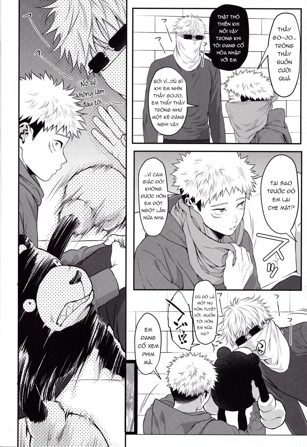ONESHOT COI LÀ NỨNG Chapter 2 Gojo x Yuuji - Trang 2