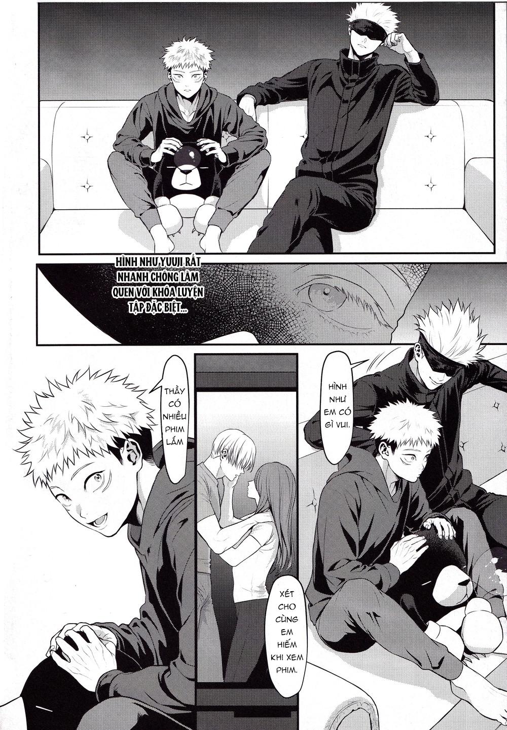 ONESHOT COI LÀ NỨNG Chapter 2 Gojo x Yuuji - Trang 2