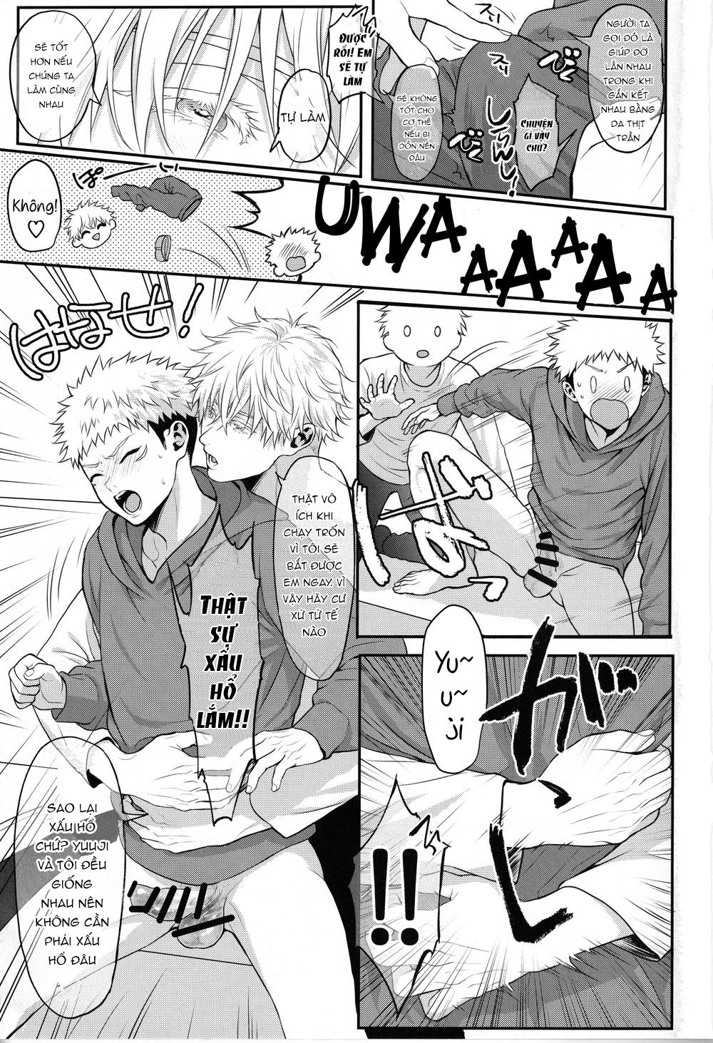 ONESHOT COI LÀ NỨNG Chapter 2 Gojo x Yuuji - Trang 2