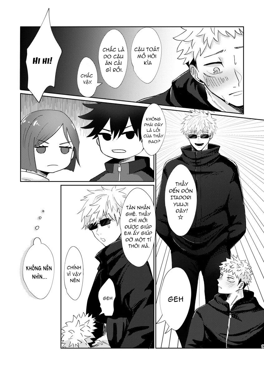 ONESHOT COI LÀ NỨNG Chapter 3 Gojo x Yuuji - Trang 2