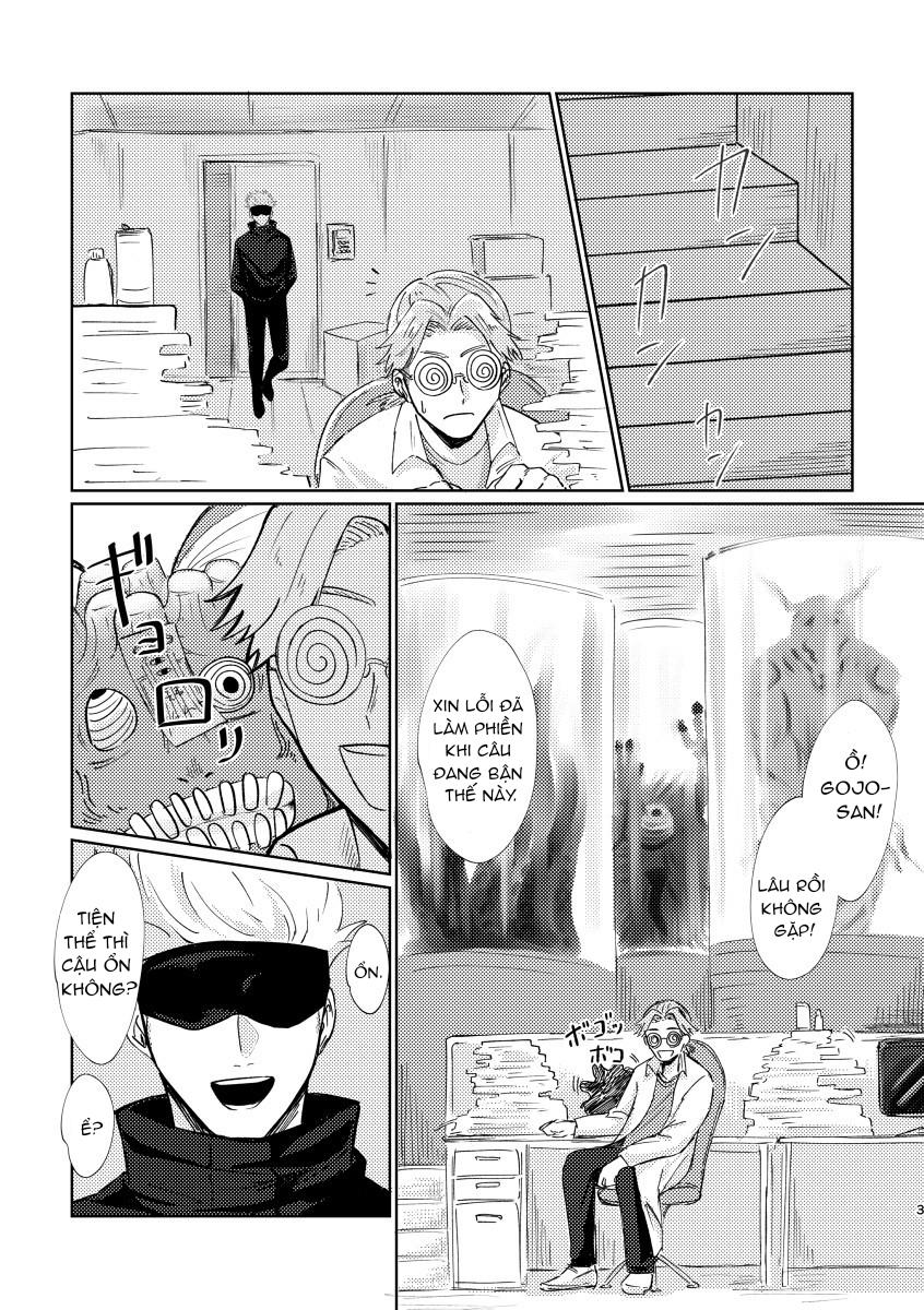 ONESHOT COI LÀ NỨNG Chapter 3 Gojo x Yuuji - Trang 2