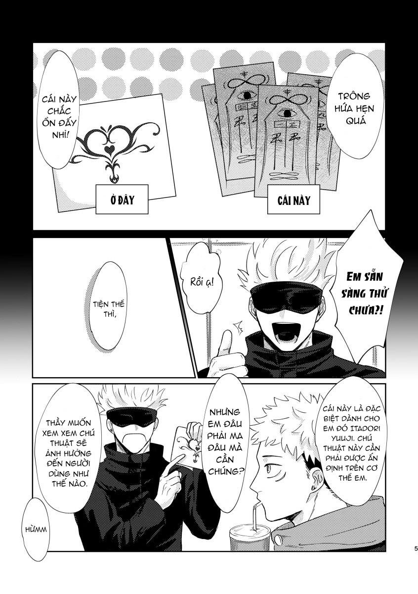 ONESHOT COI LÀ NỨNG Chapter 3 Gojo x Yuuji - Trang 2