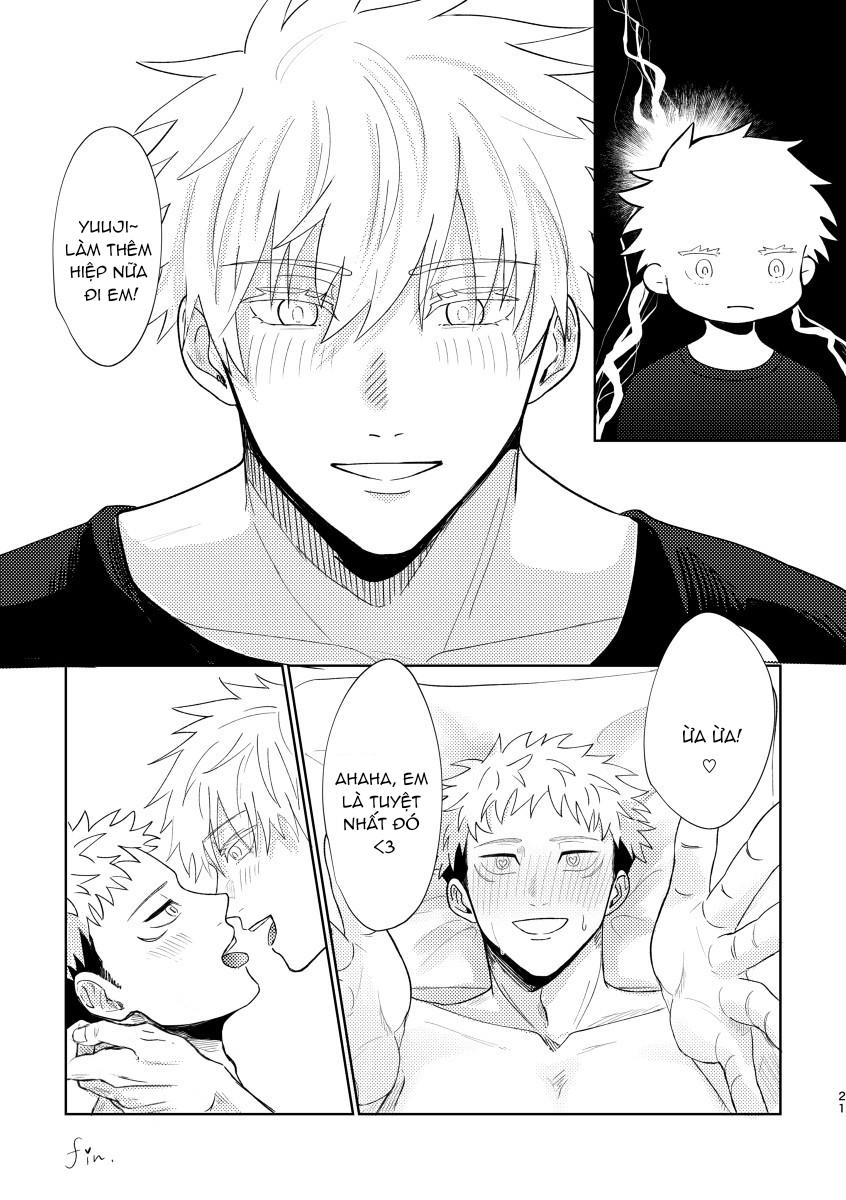 ONESHOT COI LÀ NỨNG Chapter 3 Gojo x Yuuji - Trang 2