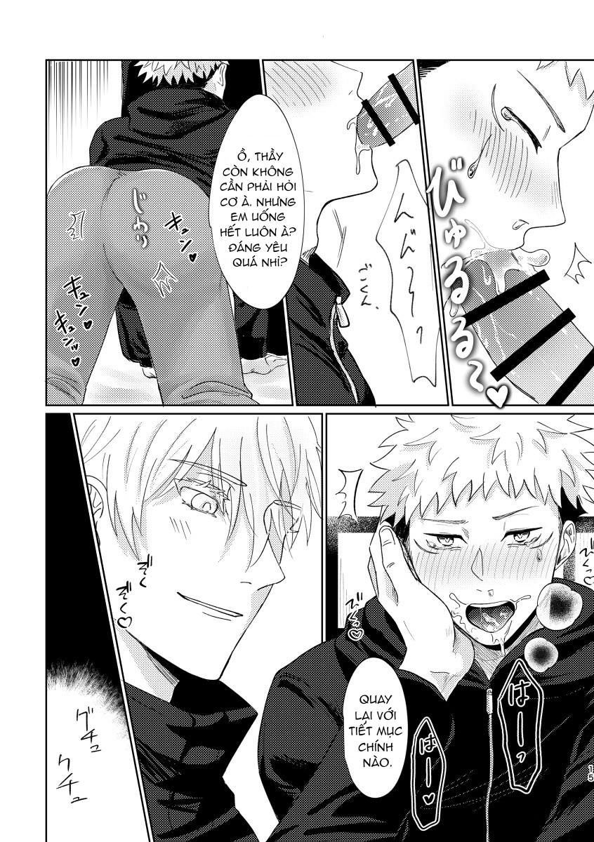 ONESHOT COI LÀ NỨNG Chapter 3 Gojo x Yuuji - Trang 2