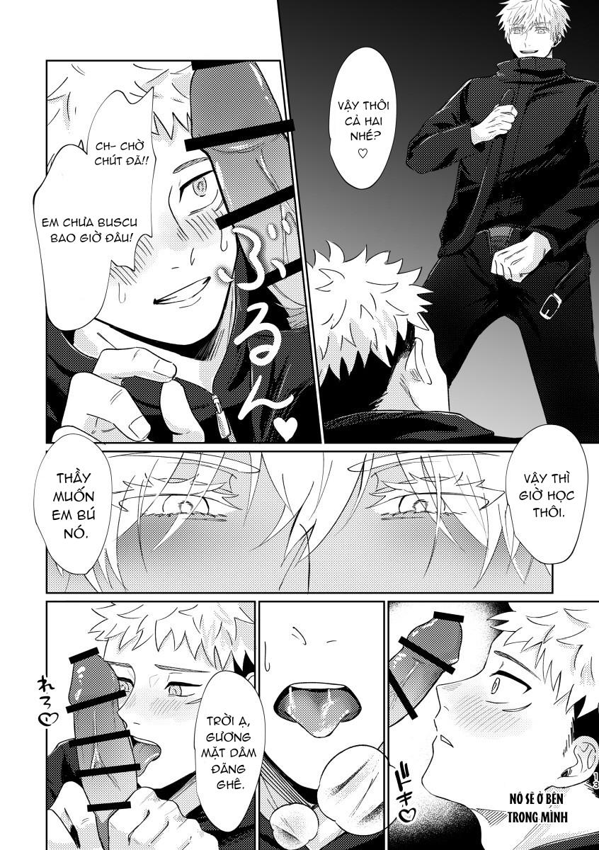 ONESHOT COI LÀ NỨNG Chapter 3 Gojo x Yuuji - Trang 2