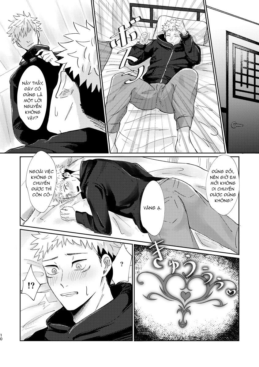 ONESHOT COI LÀ NỨNG Chapter 3 Gojo x Yuuji - Trang 2