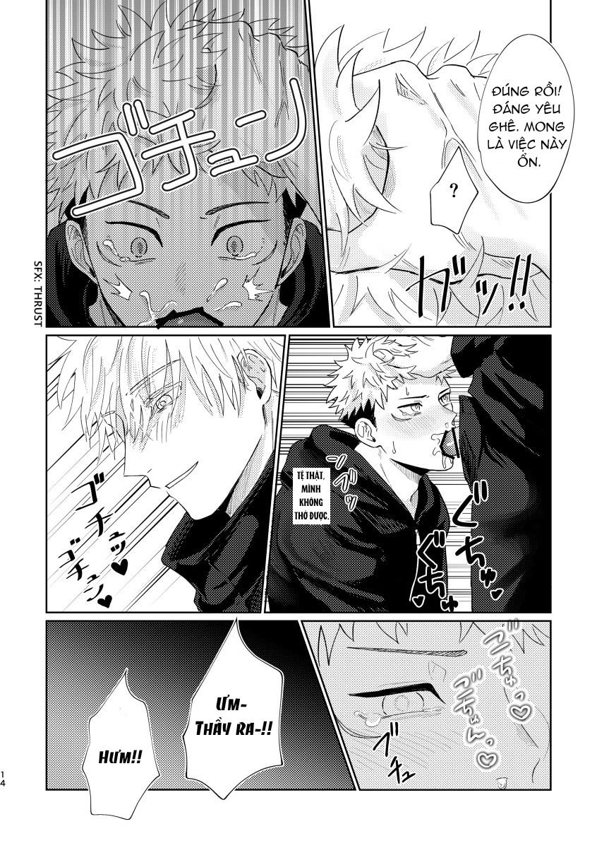 ONESHOT COI LÀ NỨNG Chapter 3 Gojo x Yuuji - Trang 2