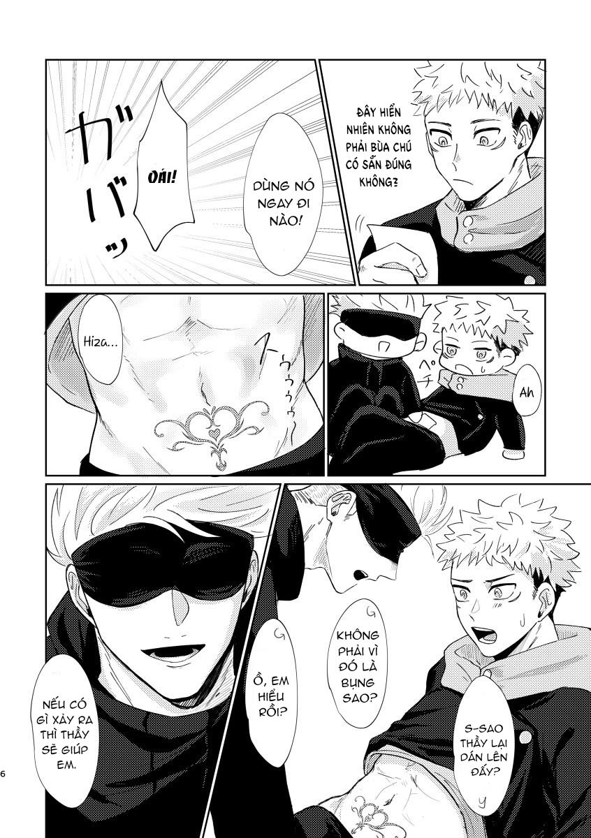ONESHOT COI LÀ NỨNG Chapter 3 Gojo x Yuuji - Trang 2
