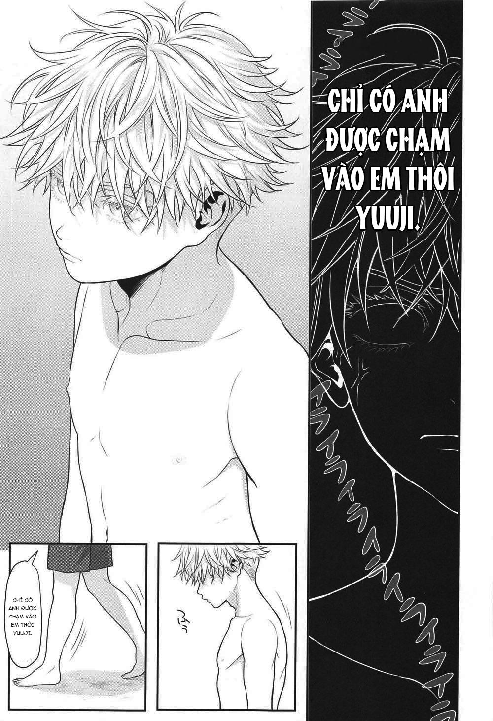 ONESHOT COI LÀ NỨNG Chapter 4 Gojo x Yuuji - Trang 2