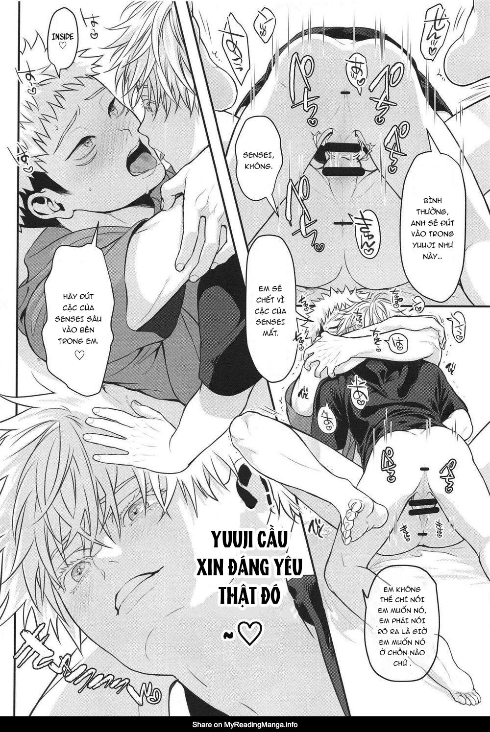 ONESHOT COI LÀ NỨNG Chapter 4 Gojo x Yuuji - Trang 2
