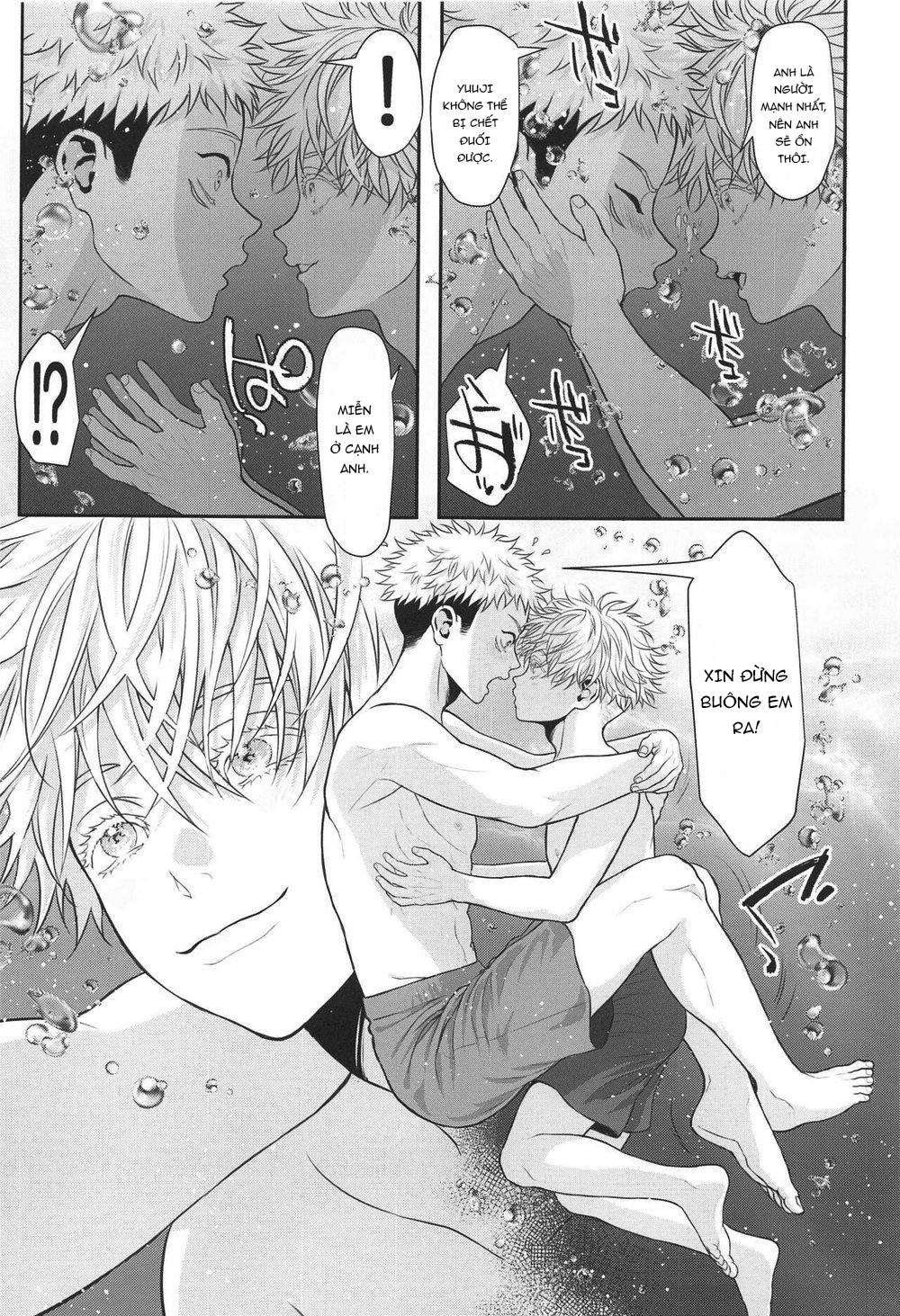 ONESHOT COI LÀ NỨNG Chapter 4 Gojo x Yuuji - Trang 2