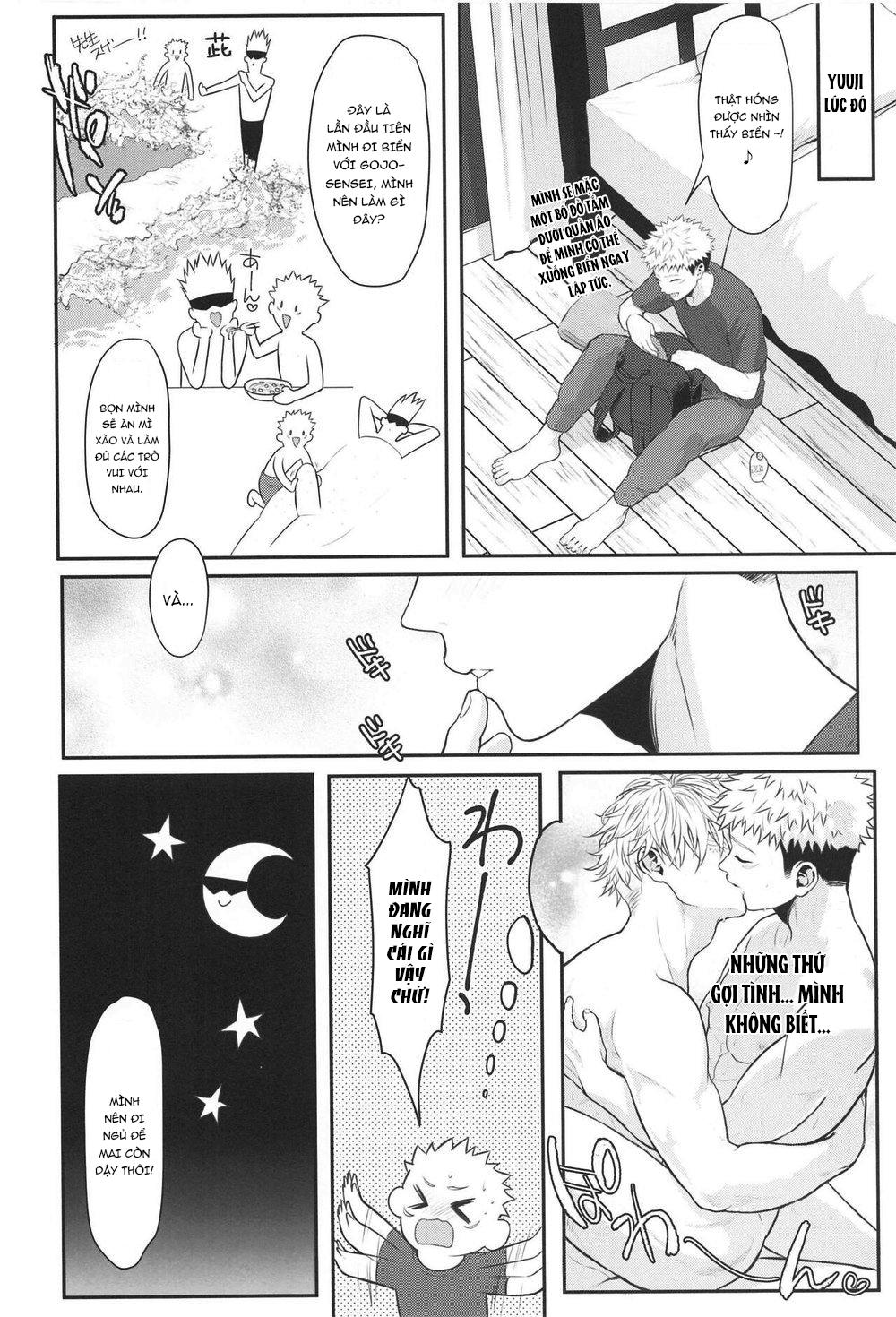 ONESHOT COI LÀ NỨNG Chapter 4 Gojo x Yuuji - Trang 2