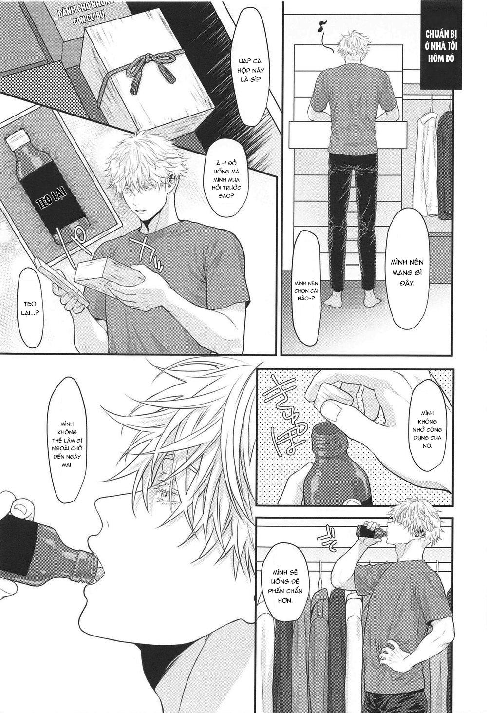 ONESHOT COI LÀ NỨNG Chapter 4 Gojo x Yuuji - Trang 2
