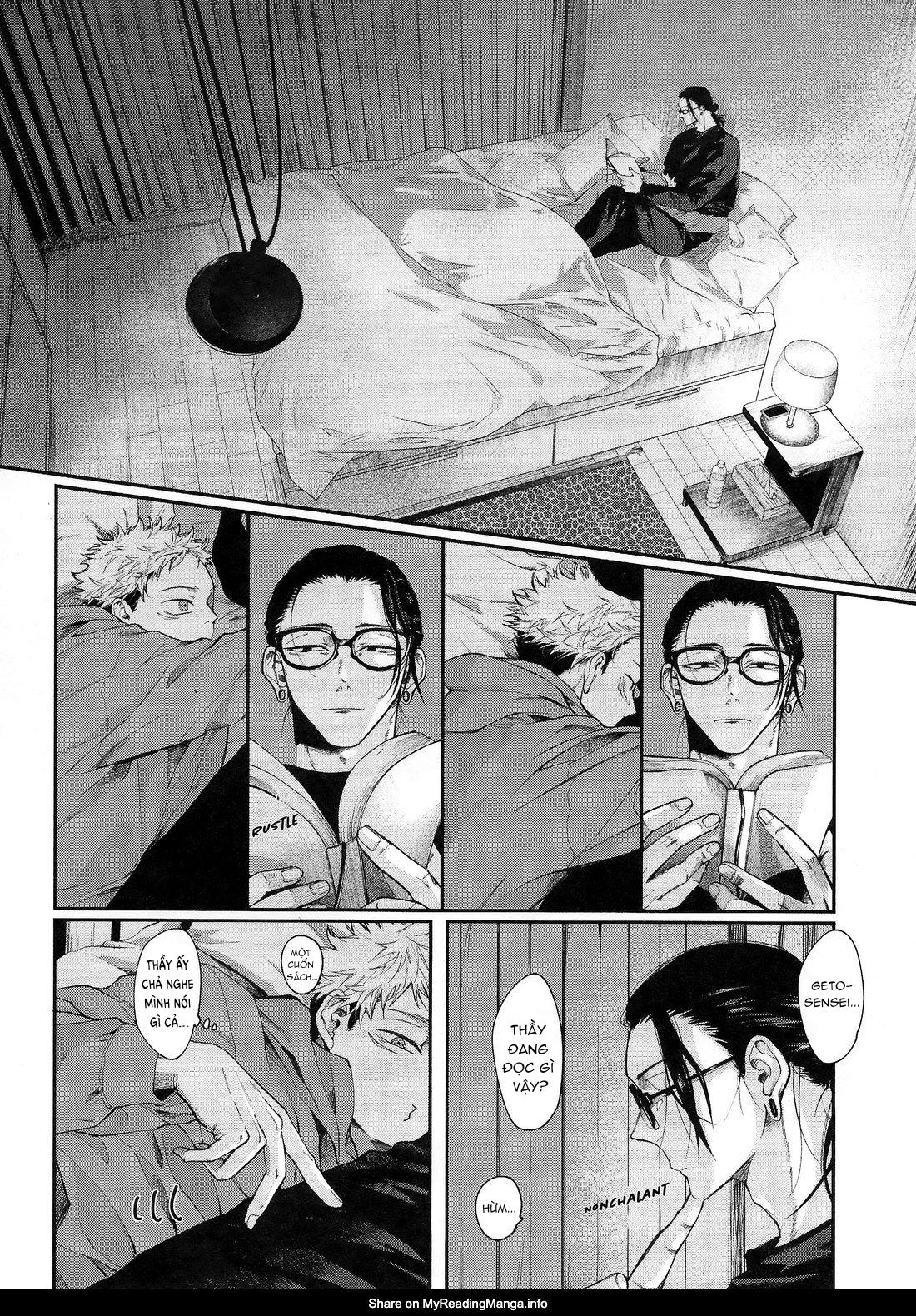 ONESHOT COI LÀ NỨNG Chapter 6 Geto x Yuuji - Trang 2