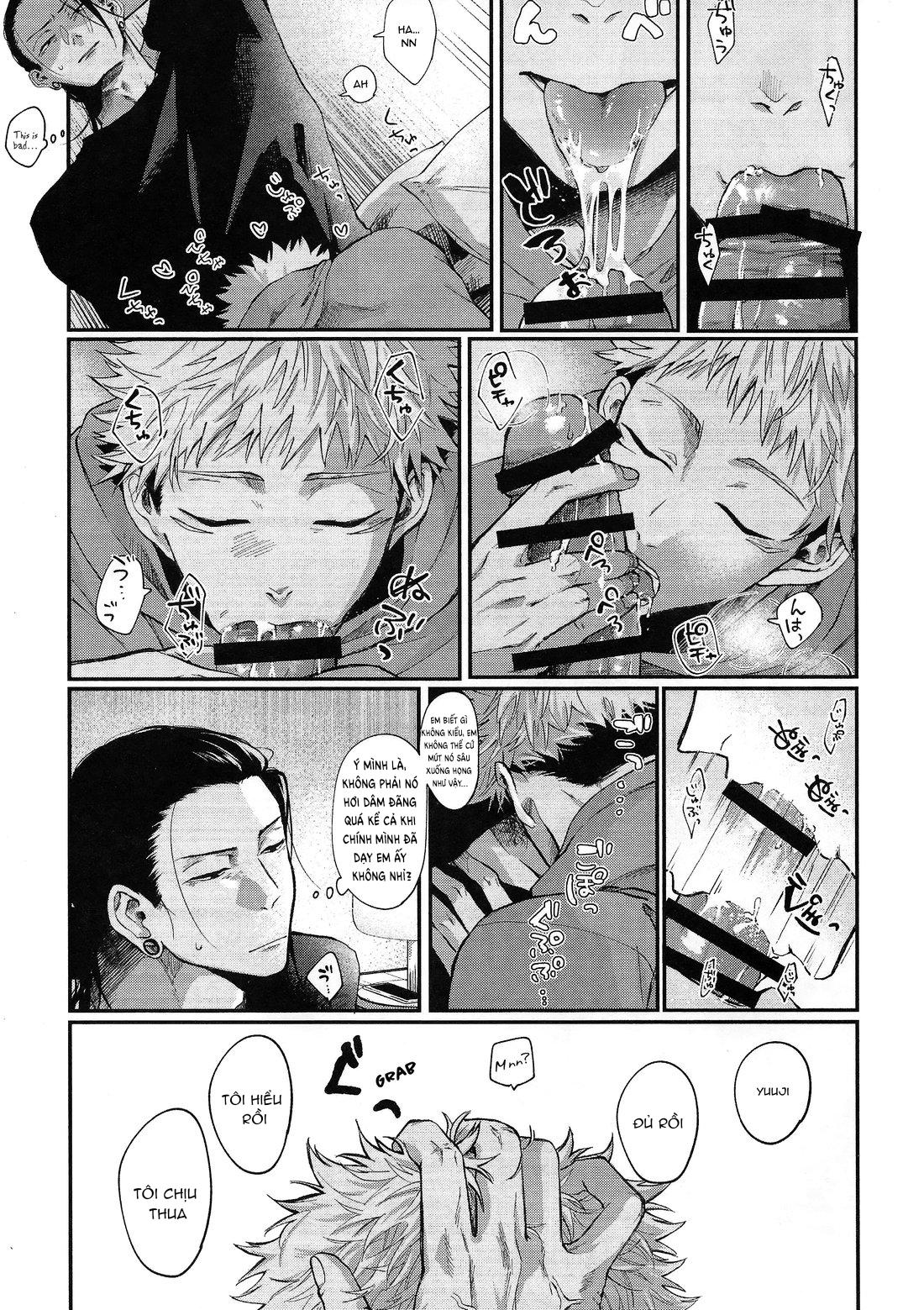 ONESHOT COI LÀ NỨNG Chapter 6 Geto x Yuuji - Trang 2