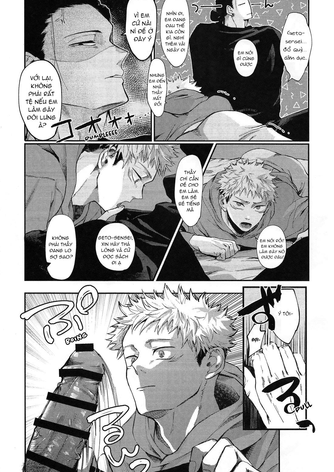 ONESHOT COI LÀ NỨNG Chapter 6 Geto x Yuuji - Trang 2