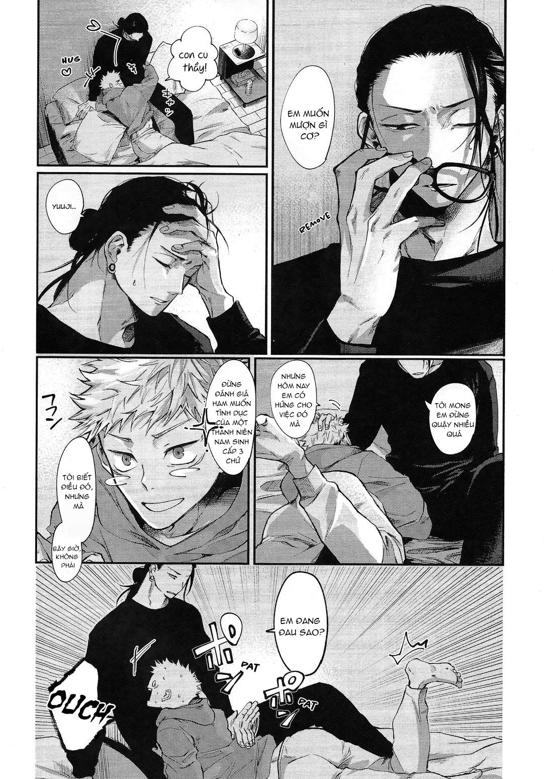 ONESHOT COI LÀ NỨNG Chapter 6 Geto x Yuuji - Trang 2