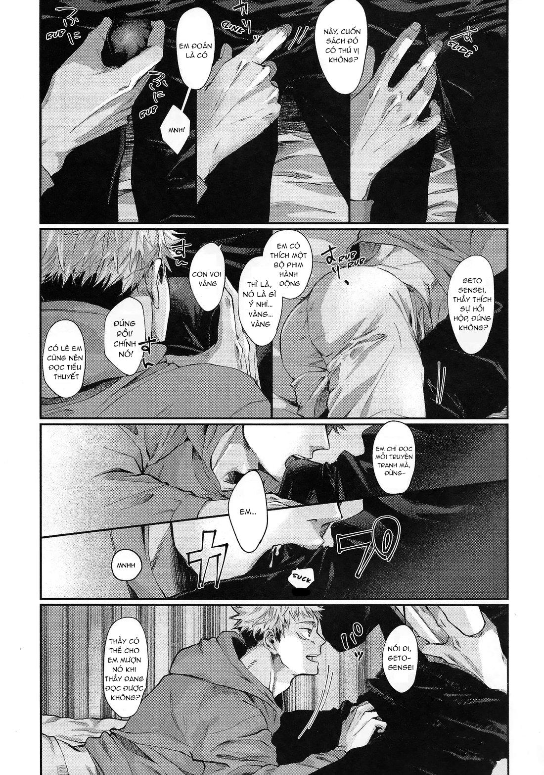 ONESHOT COI LÀ NỨNG Chapter 6 Geto x Yuuji - Trang 2