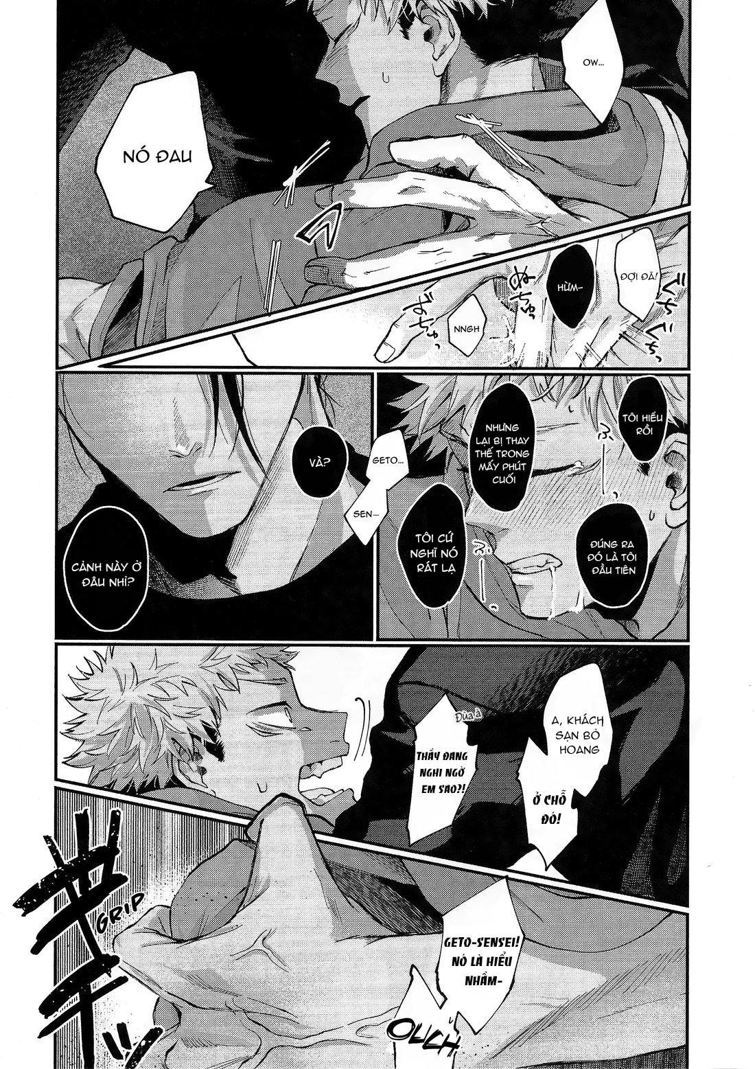 ONESHOT COI LÀ NỨNG Chapter 6 Geto x Yuuji - Trang 2