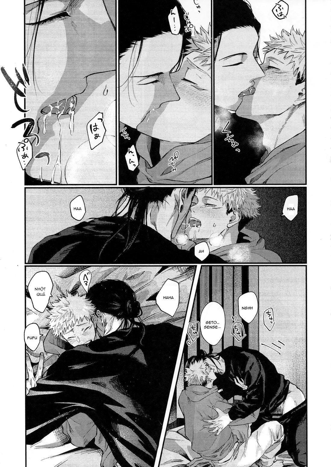 ONESHOT COI LÀ NỨNG Chapter 6 Geto x Yuuji - Trang 2