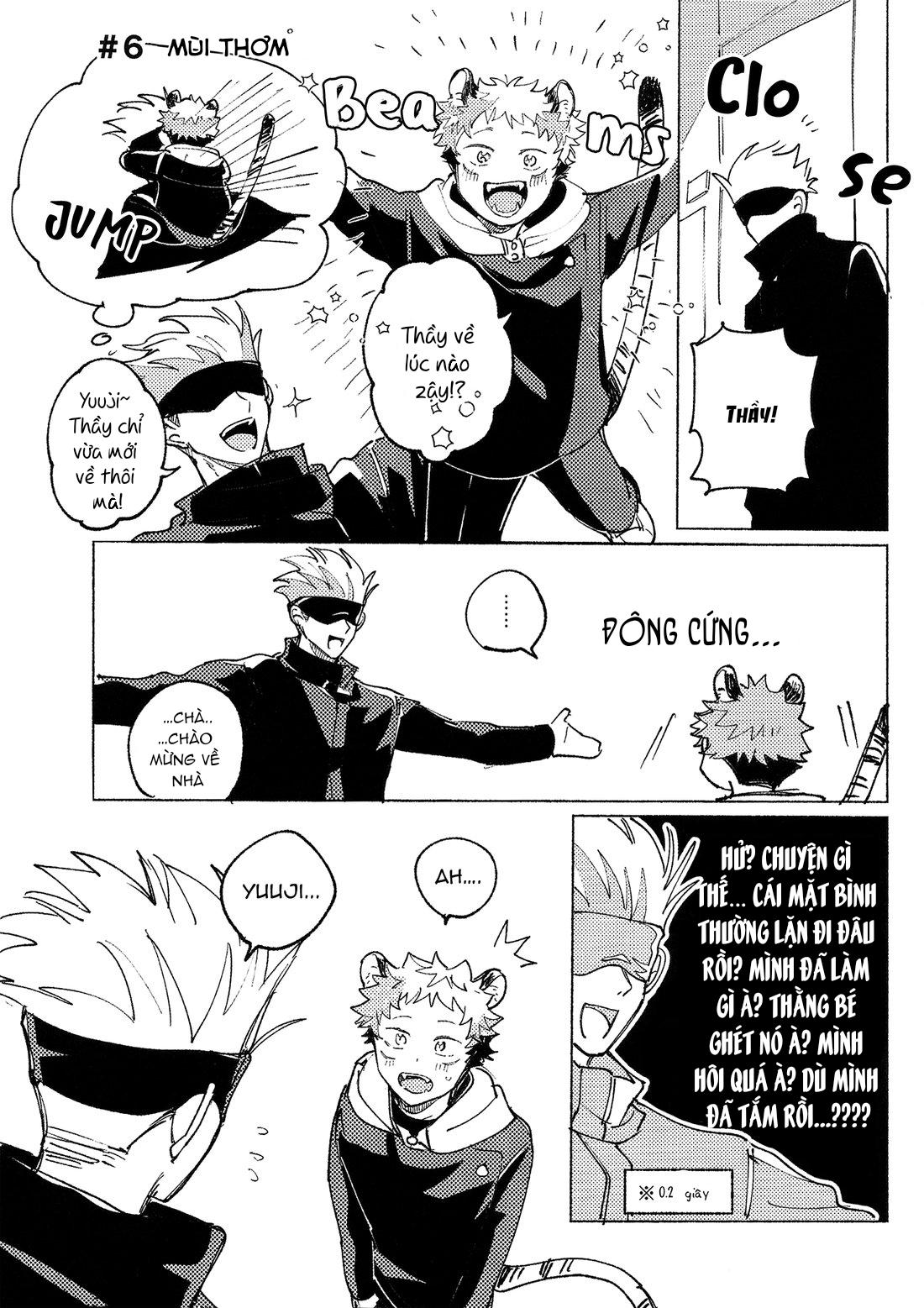 ONESHOT COI LÀ NỨNG Chapter 8 Gojo x Yuuji - Trang 2
