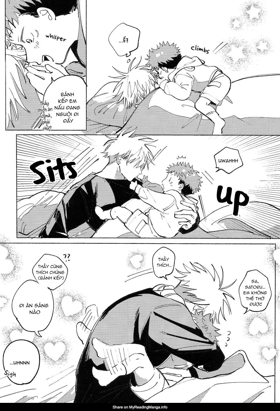 ONESHOT COI LÀ NỨNG Chapter 8 Gojo x Yuuji - Trang 2