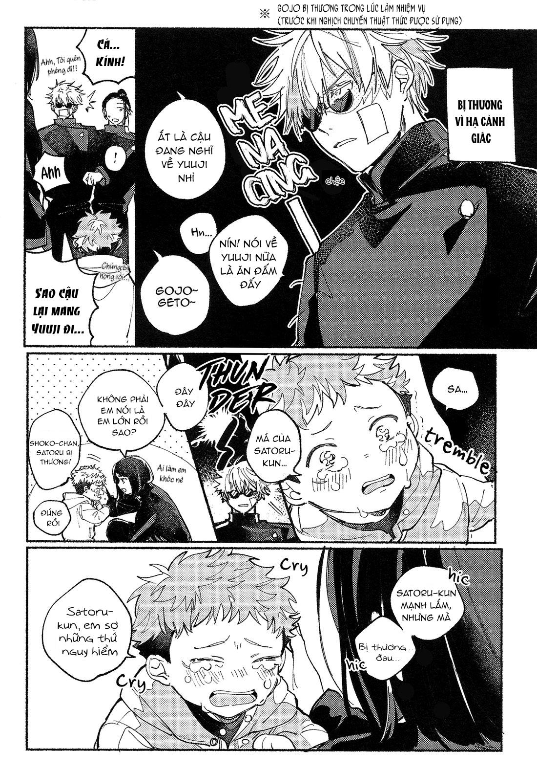 ONESHOT COI LÀ NỨNG Chapter 8 Gojo x Yuuji - Trang 2