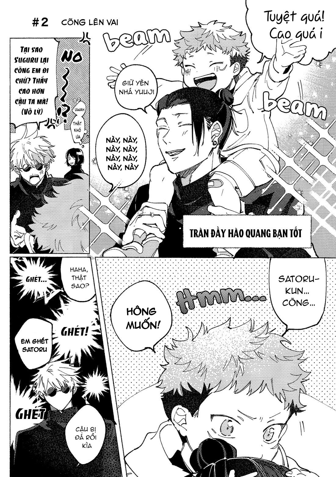 ONESHOT COI LÀ NỨNG Chapter 8 Gojo x Yuuji - Trang 2
