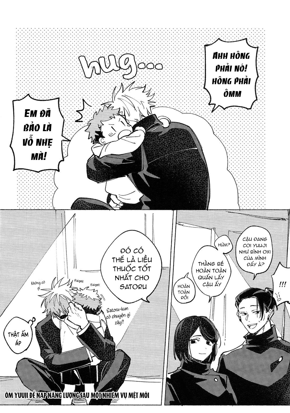 ONESHOT COI LÀ NỨNG Chapter 8 Gojo x Yuuji - Trang 2
