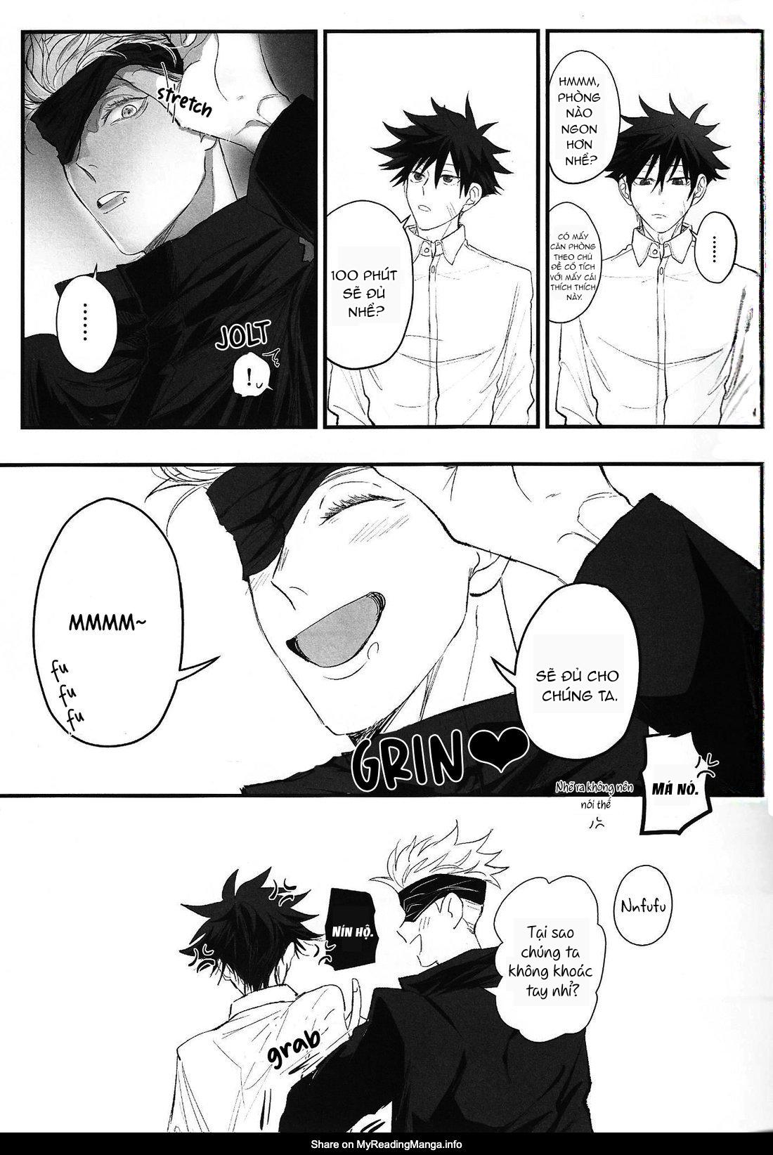 ONESHOT COI LÀ NỨNG Chapter 9 Gojo x Megumi - Trang 2
