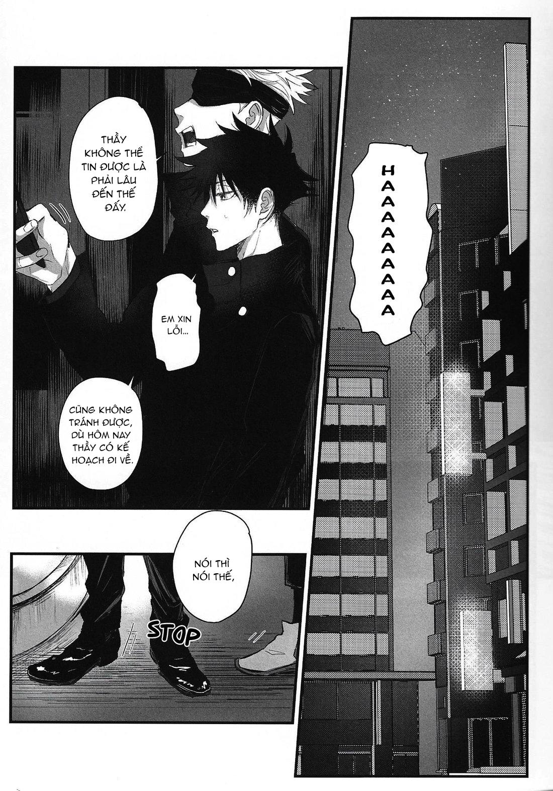ONESHOT COI LÀ NỨNG Chapter 9 Gojo x Megumi - Trang 2