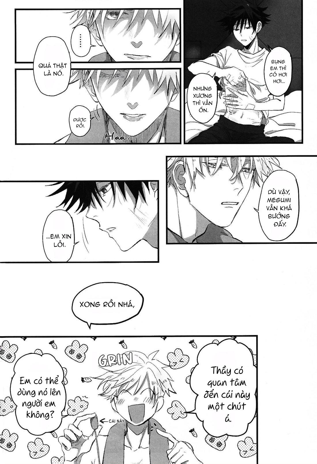 ONESHOT COI LÀ NỨNG Chapter 9 Gojo x Megumi - Trang 2