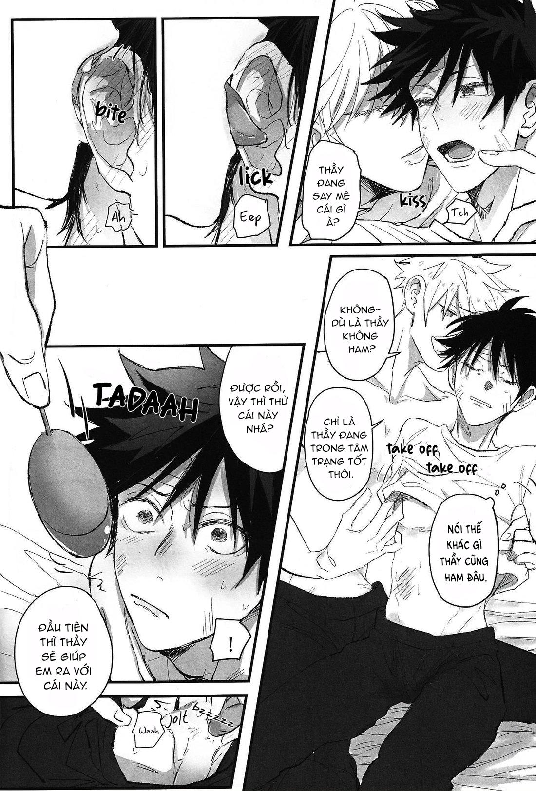 ONESHOT COI LÀ NỨNG Chapter 9 Gojo x Megumi - Trang 2