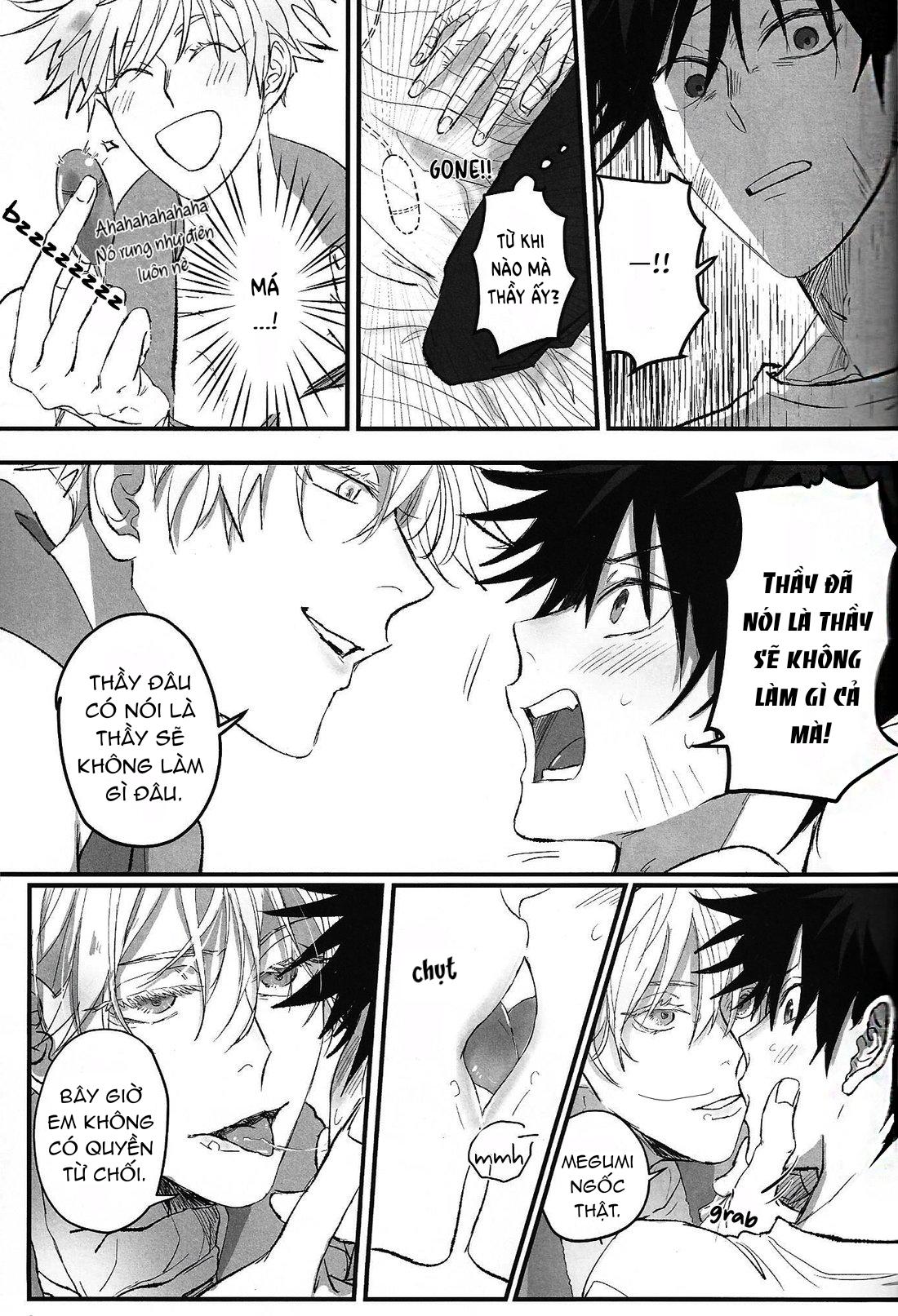 ONESHOT COI LÀ NỨNG Chapter 9 Gojo x Megumi - Trang 2