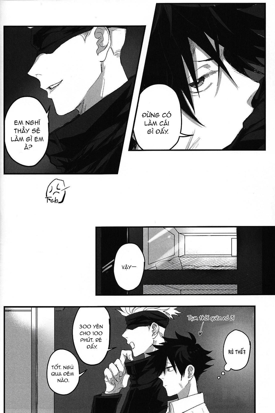 ONESHOT COI LÀ NỨNG Chapter 9 Gojo x Megumi - Trang 2