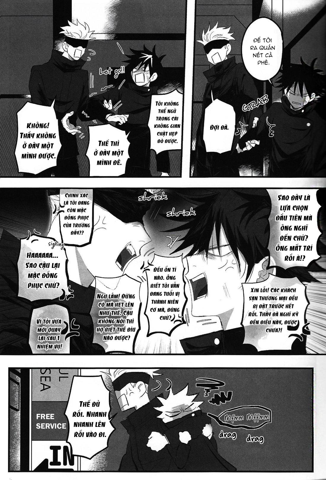ONESHOT COI LÀ NỨNG Chapter 9 Gojo x Megumi - Trang 2