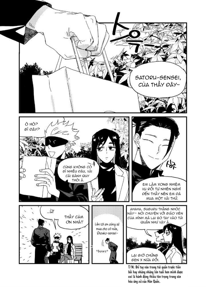 ONESHOT COI LÀ NỨNG Chapter 10.1 Gojo x Geto - Trang 2