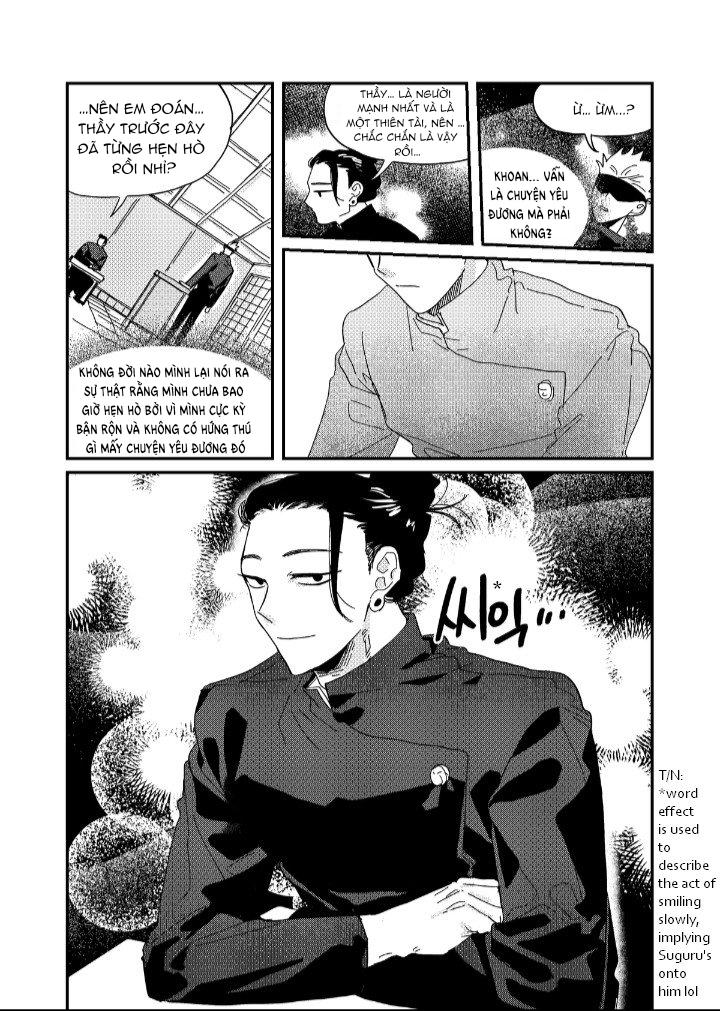 ONESHOT COI LÀ NỨNG Chapter 10.1 Gojo x Geto - Trang 2